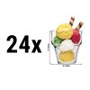 (24 kusov) Mini poháriky/poháre na zmrzlinu - 0,245 litrov