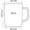 (50 ks) Šálek na kávu/čaj - 200 ml - bílá