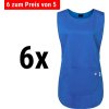 (6 pieces) KARLOWSKY | Essential Uniform Tabard Tunic – Royal Blue - Size XL - Sleeveless - Pen Pocket
