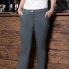 KARLOWSKY | Ladies' 5-Pocket Work Trousers – Anthracite Grey - Size 44 - Organic Cotton Stretch