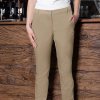 (6 pieces) KARLOWSKY | Ladies' 5‑Pocket Work Trousers – Pebble Grey - Size 34 - Organic Cotton Stretch