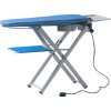 Ironing table with integrated heater