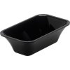 Obdélníková prezentační nádoba GN 1/9 - černá - bez BPA - 176 x 108 x 50 mm | Nádoba na maso | Prezentační nádoba| Nádoba na pokrmy | Mísa | Přípravná nádoba