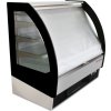 Wall-mounted refrigerated shelf - 1915mm - with LED lighting & 3 shelves - closed at the back