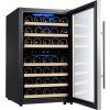 Lednice na víno - 2 klimatické zóny - 120 l - max. 45 lahví