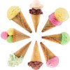 Tabletop ice cream display case - 490mm - Static - for 2x5 Litre ice cream container - domed lid