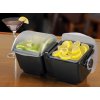 Mini garnish container - 1,1 litres - with lid