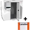 Freezer cold room - 2100 x 1200 - 3.2 m³ - with refrigeration unit and shelving