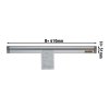 Receipt rail made of aluminium - 61 cm | Note holder | Clamp strip | Receipt strip | Note rail