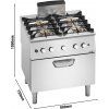 Gas stove - 31.8 kW - 4 burners- incl. gas oven - 7.8 kW