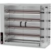 Plynový gril na kuřata PREMIUM se 4 rožni pro 20 kuřat - Š1150xH550xV980mm