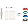 Portion Pal 473 mL 3-pack - single hole middle membrane