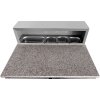 Refrigerated table with saladette and granite top - 0.9 x 0.7 m - with 2 doors