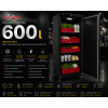 Chladicí skříň 600 l, černá