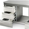 Worktable ECO Stainless steel- 600x700mm - with undershelf without backsplash
