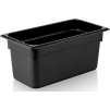Polykarbonátová GN nádoba 1/4 - černá - hloubka 150 mm