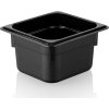 Polycarbonate GN container 1/6 - Black - Depth 100 mm