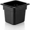 Polykarbonátová GN nádoba 1/6 - černá - hloubka 150 mm