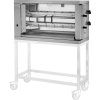 Gas chicken grill  - 11 kW - with 2 skewers for up to 12 chickens