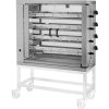 Gas chicken grill - 21kW - with 4 skewers for up to  24 chickens