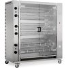 Plynový gril na kuřata Rotation PREMIUM s 12 rožni pro 72 kuřat - 1395 x 660 x 1876 mm