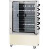 Sklokeramický elektrický gril na kuřata PREMIUM s 11 rožni pro 66 kuřat - 1098 x 660 x 1860 mm