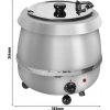 Soep kettle - 9 liters - stainless steel