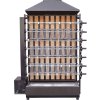 Charcoal chicken grill - with 7 skewers for 35 chickens
