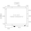 Mraziaci box- 1,5 x 1,2 m - Výška: 2,01 m - 2,2 m³