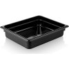 Polykarbonátová GN nádoba 1/2 - černá - hloubka 65 mm