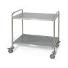 Serving trolley - 1200x600mm - with 2 shelves