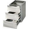Drawer unit with 3 drawers PREMIUM - Substructure module 400x660mm