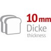 Tabletop bread slicer - slice thickness 10 mm - 370 watts