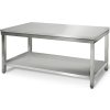 Worktable ECO Stainless steel- 1800x700mm - with undershelf without backsplash