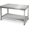 Worktable ECO Stainless steel  - 1200x700mm - with undershelf without backsplash