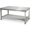 Worktable ECO Stainless steel- 2000x700mm - with undershelf without backsplash