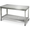 Pracovní stůl ECO z nerezové oceli - 1,5 m - se spodní policí