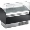 Ice cream counter LEVI- 1620mm - static -  for 9 + 9x5 Liter containers - Black