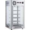 Ohřívací vitrína - 108L - nerezová ocel