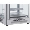 Ohřívací vitrína - 108L - nerezová ocel