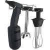 Wall mount for immersion blender, blender shafts & whisks