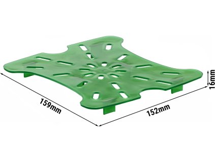 (6 szt.) ociekacz do pojemnika  CAMBRO | FreshPro - na 1,9 litra i 3,8 litra - zielona