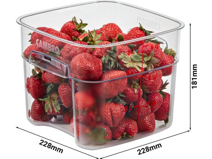 (6 szt.) CAMBRO | CAMWEAR® - Pojemnik FreshPro - 5,7 litra - Przezroczysty