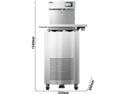 Urządzenie do temperowania czekolady / Chocotemper z kranem wylotowym - włącznie z płytą wibracyjną