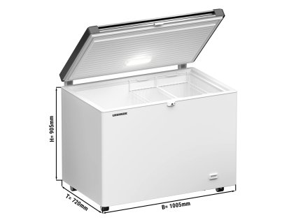 LIEBHERR | Zamrażarka głęboka - 1005x720mm - 266 litrów - Pokrywa ze stali nierdzewnej