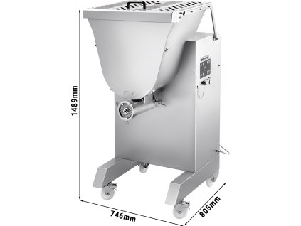 Elektryczna maszynka do mielenia mięsa - 1000-1200 kg/ godz. - 5,1 kW
