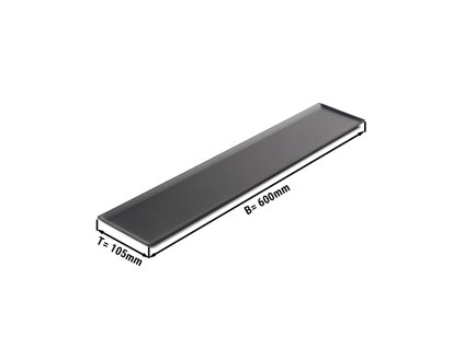 Taca do ciast & prezentacji - 600x105x3mm - Czarna