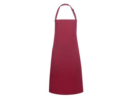 KARLOWSKY | Fartuch na szelkach Basic - Bordowy