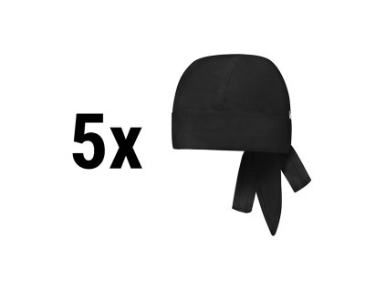 (5 sztuk) KARLOWSKY | Bandana Essential - Czarny