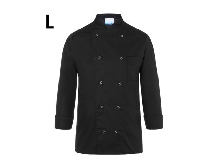 KARLOWSKY | Kurtka szefa kuchni Basic - Czarny - Rozmiar: L
